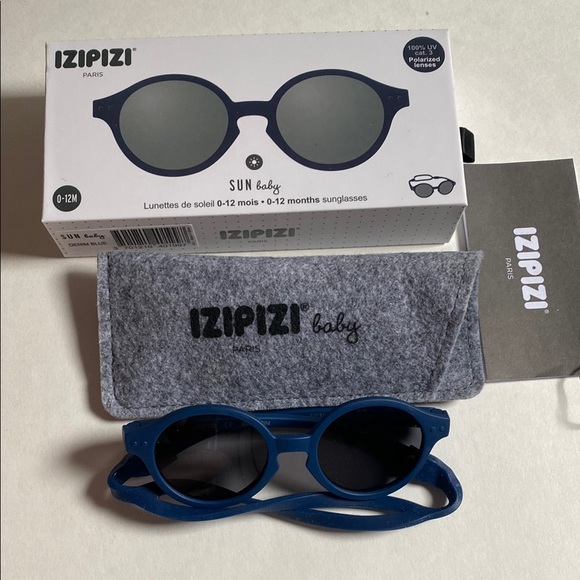 IZIPIZI Baby Sunglasses - Blue - Picture 1 of 6